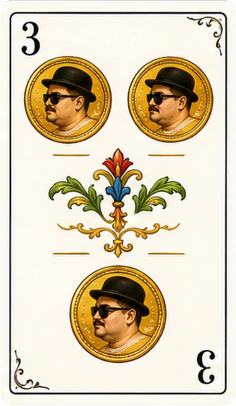Tres de oros